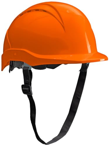 ACE Patera - Casco da Costruzione, ventilato, per cantiere, EN 397, colore: Arancione