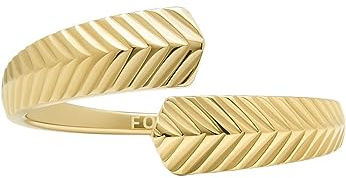 Fossil Damen Ringe aus Edelstahl offen