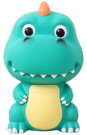 Zasjon Dinosaurio Hucha Infantil Personalizada, Hucha Originales Grande para Niños y Niñas, Caja Fuerte Pequeña, Dinero Bank para Regalos Decoraciones