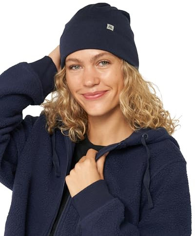 DANISH ENDURANCE Merino Laufmütze Herren & Damen, Sportmütze, Merinowolle Mütze, Wintermütze, Fahrrad Beanie, Atmungsaktiv & Warm, Unisex, Dunkles Marineblau, One Size