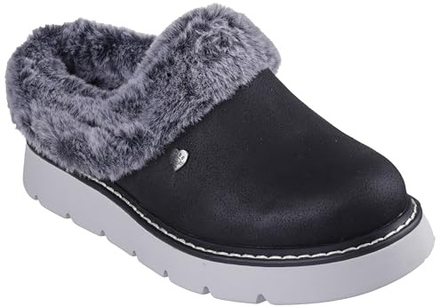 Skechers Keepsakes Lite Cozy Blend, Pantuflas Mujer, Negro, 38 EU