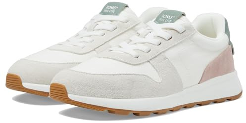 Toms Womens TRVL LITE Retro Egret Multi Suede 7 Medium