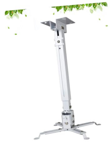 BESTonZON 15kg Adjustable Ceiling Projector Mount Support Wall-mounted Bracket Ceiling-mounted Projector Stand Flexible Tilt