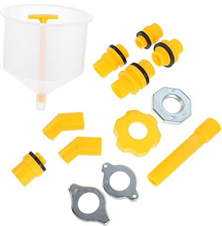 Hohopeti Kit D'entonnoir De Remplissage Liquide De Refroidissement 15 Pièces Antivolume Embouts Coudés Pour Radiateur Voiture Camions Léger Adapté Usage Atelier Automobile