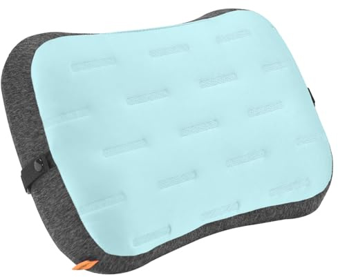 TREKOLOGY Inflatable Beach Pillow – Portable Beach Chair Pillow with Adjustable Strap & Sand Bag for Stability, Washable Cover, and Ergonomic Support for Ultimate Relaxation ALUFT Mint