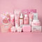LAIKOU Sakura Set de Regalo Mujer spa Relax, 8 piezas Cuidado Personal para Mujer Regalo, Suero, Máscaras, Vela Perfumada, Sales de Baño y Bomba, Regalos para Cumpleaños Navidad San Valentin