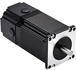 Fresadora, Codificador De Motor Paso A Paso De Freno De Circuito Abierto 60, Motor Paso A Paso Pequeño Adecuado For Controlador Paso A Paso Industrial 3C Electrónico,A prueba de óxido de larga duraci