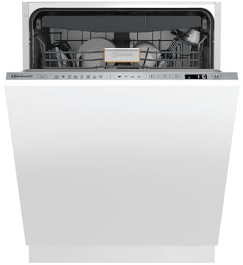 Bauknecht BKKR IAXL Vollintegrierbarer XXL-Geschirrspüler mit SlidingDoor 60 cm/Edelstahl/15 Maßgedecke/7 Standardprogramme + 1 Sensorprogramm/SteamShine/HygieneCare/Besteckschublade/Vollwasserschutz