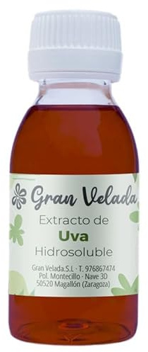 Extracto de Uva | Elixir para Cremas Faciales y Corporales, Geles, Jabones | Antienvejecimiento, Estimula Crecimiento del Pelo | 250 ml