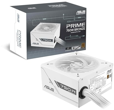 ASUS PRIME 750W BRONZE, Alimentatore Modulare per PC, Bianco