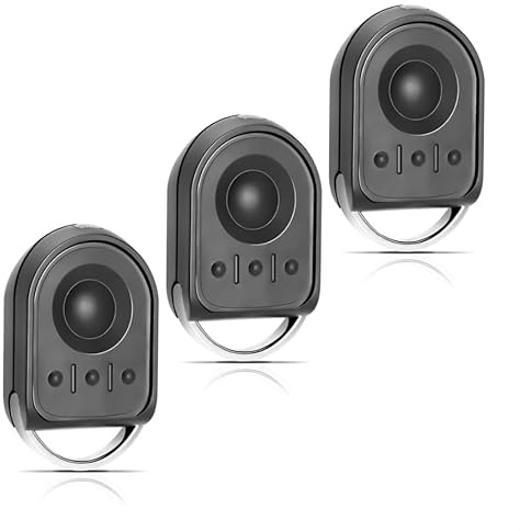 3pcs Télécommande Portail, 433,42 MHz Telecommande Portail pour 1841026, 1841064, 4 Boutons Rolling Code, Télécommande Portail pour K-go 4, K-tis 2/4, K-tis NS 2/4