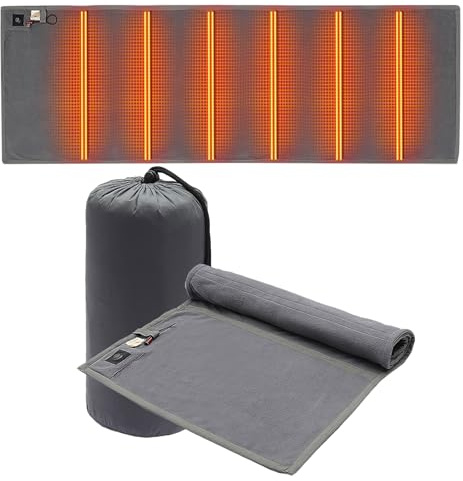 kinrguiyuez gerät Für Schlafsack,USB Bare weiche Faltbare warme Decke | Unterlage Für Schlafsack,Für Erwachsene Männer Und Frauen Die Zum Wandern Outdoor Picknick Und Reisen
