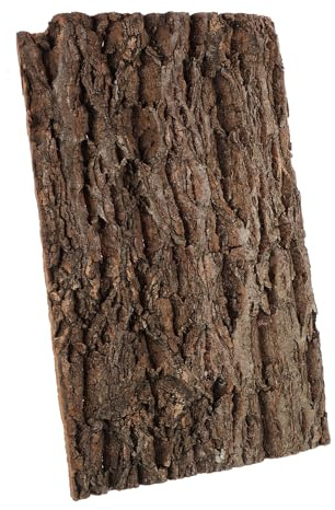 jojofuny Accessoires pour Terrariums Panneau de Fond en Liège 50x30 Cm Décor Naturel pour Reptiles et Tortues Habitat d'escalade