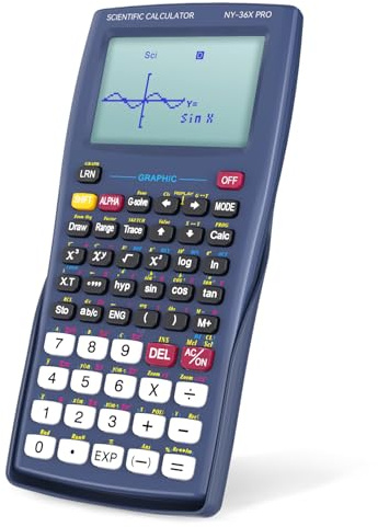 Graphing Scientific Calculators GUYUCOM 36X Pro Office Calculators for High School with 360 Functions Financial Calculator Desktop Multi-Line 13 Digit 3-in Display School Supplies for Student Teacher