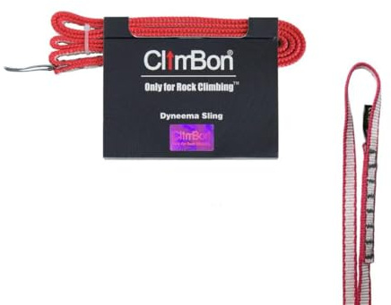 CLIMBON Kletterschlinge 10mm Dyneema Schlingen Läufer 22 KN Kletter Utility Seil Felsklettern, Double Certification CE UIAA, Erstellen von Ankersystemen, Abseilausrüstung, perfekt für Baumarbeiten