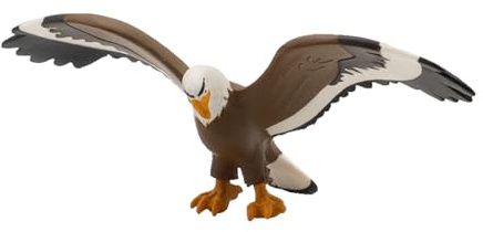 Bullyland 43361 - Spielfigur Großer Adler aus Yakari, ca. 10,5 cm, detailgetreu, ideal als kleines Geschenk für Kinder ab 3 Jahren | Dekoration, Kleines Geschenk, Sammler, Detailgetreu 10,5 cm, Sammelfigur 43361