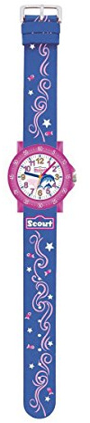Scout Mädchen-Armbanduhr Analog Quarz Textil 280375001