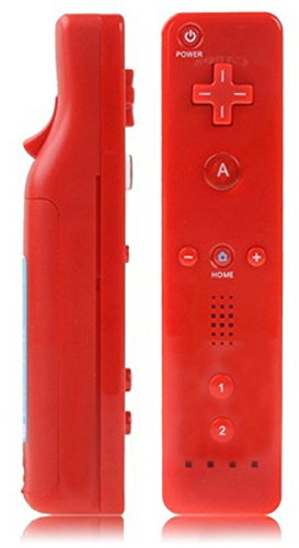 Straße Game Télécommande Wiimote pour Nintendo Wii et Wii U - Rouge