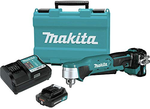 Makita AD03R1 12V max CXT Right Angle Drill Kit, 3/8