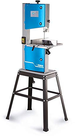Sega a nastro per legno Fervi 0302 245 con tavola in alluminio da 230 V 0,42 kW