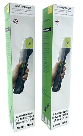 2X Insektenfänger Insektenfalle lebend Falle für kleine Insekten grün