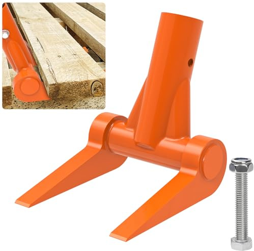 Insaga 110 Degree Pallet Buster Head - Fully Welded Deck Board Removal Tool for Demolition, Enhanced Deck Wrecker Pry Bar, Wooden Pallet Dismantling Tool (Head Only, No Handle) | Enhanced Deck Wrecker Pry Bar, Wooden Pallet Dismantling Tool (Head Only, No Handle)