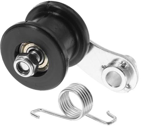 ibasenice Tensor de Cadena para Bicicleta Eléctrica Accesorio Duradero Compatible con Prevención de Deslizamiento y Desgaste Prolonga Útil