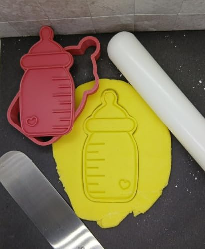 Baby Milk Bottle Cookie Cutter 3DPrinted Biscuit Stamp Fondant Icing Cutter Stamp