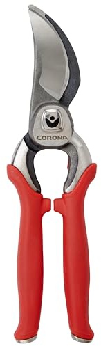 Corona Tools DualCUT Forged Steel Bypass Hand Pruner – 1″ Cutting Capacity Garden Pruning Shears for Branch & Stem Cutting