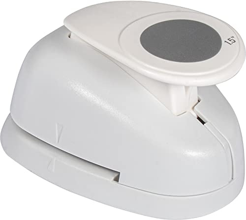 Rayher Hobby 8960400 motivdansare rund/cirkel, ø 3,81 cm–1,5 tum, lämplig för papper/kartong upp till 200 g/m²