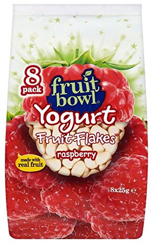 Fruit Bowl Fiocchi Frutta Lampone Con Un Rivestimento Yogurt (8X25g) (Confezione da 6)