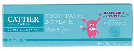 Cattier Dentifrice Soins Enfant2/6 Ans Framboise 50ML