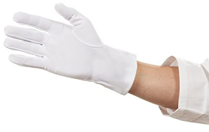 neoLab 1-7207 Baumwoll-Handschuhe, Größe 9, Weiß