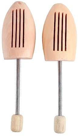 Cikonielf Horma para Zapatos de Madera, 2 Piezas, Ensanchador de Calzado Ajustable para Hombres y Mujeres, Talla 41-42