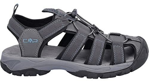 CMP SAHIPH HIKING SANDAL, Sandalo Sportivo Uomo, Titanio-Deep Lake, 40 EU