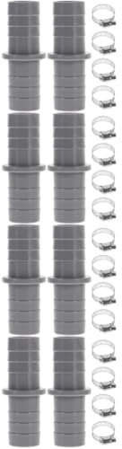 Healvian 8sätze Waschmaschinen-abwasseradapter Mit Schlauchschellen Verlängerung Für Waschmaschine Und Geschirrspüler Einfache Installation Langlebig Leck
