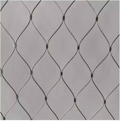 DTVEW 304 Malla de Cuerda de Acero Inoxidable, Red de Enrejado para Plantas Trepadoras, 12cm/2mm Red Decorativa para Escaleras de Jardín y Granja(3.9x39.4ft/1.2x12m)