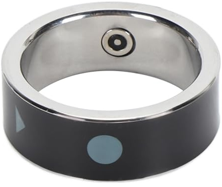 Bluetooth Smart Scrolling Ring, Wasserdichter App Remote Page Turner Smart Ring Unterstützt Magnetisches Laden, Kabellose Kamera-Auslöser-Selfie-Taste, für OSX für (Größe 22)