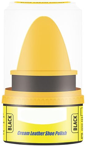 Gungtj Cirage à chaussures pour cuir | 50 ml Crème nettoyante professionnelle pour chaussures | Crème de cirage intensif soin nourrissant pour chaussures en cuir, Noir, Refer to