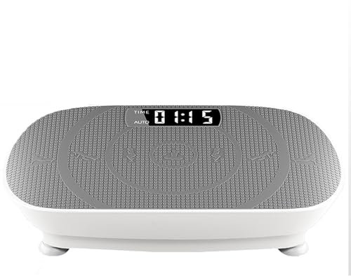 NVYAZJ Vibration Plate Exercise Machine, Fully Automatic Induction, Weight 8kg, 10 Level, Silicone Pedal, Home Training Equipment for Weight Loss