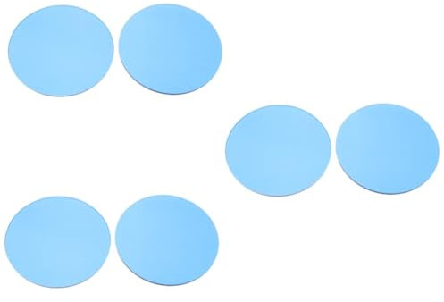 Cabilock 3 Ensembles Coaster Dessous De Verre À Thé Montagnes Russes De Voiture Décoration Cuisine Accessoires Cuisine Accessoire De Photographie Acrylique Caboteur Simple Blue 4 Pièces * 3