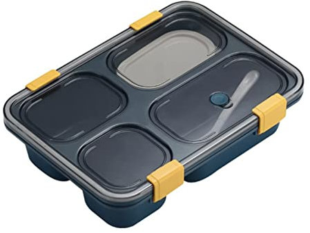 MAGICLULU 1 Pz 4 Contenitori Per Contenitori Per Pasti Per Contenitori Per Il Pranzo Al Sacco Per Ufficio Alimentare Riutilizzabile