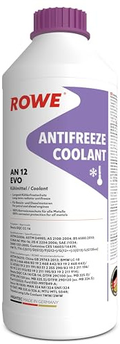 ROWE HIGHTEC Antifreeze COOLANT AN 12 EVO - 1,5 Liter, Kühlmittelkonzentrat | Kühlerschutzmittel schützt Aluminium- und Gussmotoren, Art. Nr. 21080