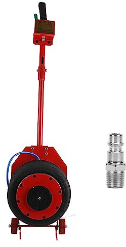 Air Jack 3 Ton 6600 Lbs Triple Bag Pneumatic Jack Inflated Repairing Tool 8‑12 Bar Up to 15.7 Inch for Garage Car Lifting with Wheels (us interface)