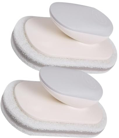 Veemoon Esponja de Limpieza con Mango Ergonómico 2 Piezas Cepillo para Cocinar y Baño Estropajos Absorbentes Accesorios de Cocina para Lavar Platos y Ollas