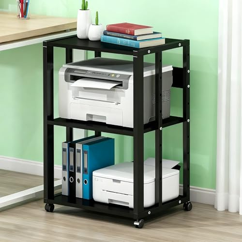 SOFACHEN Mobile Stereo HiFi rack, Mobiletto TV 2/3-Level, Supporto Multimediale AV con ripiano regolabile, Supporto per Giradischi Mobile DVD per soggiorno, centro intratte(Style 2)