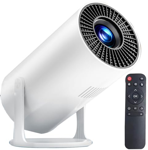 Projector 4K with WiFi and Bluetooth, Mini Smart Auto Keyston Portable with Android 11,projector for Home Movie、Living room, bedroom, outdoor