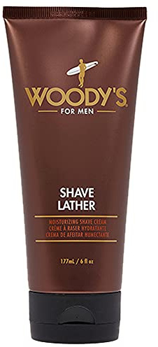 Woody's Shaving Essentials, Shave Lather for Men - Rich & Creamy Shave Foam, Shaving Cream for Men, Reduced Irritation, 6 fl oz