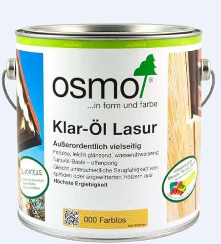 Osmo Klar-Öl-Lasur Farblos 2,50 l - 11600002
