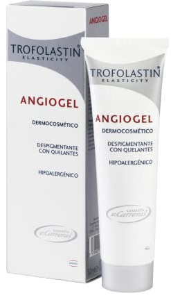Trofolastin, Angiogel Despigmentante, Gel Reductor de Marcas Post-Hematoma, Mejora la Circulación y Refuerza la Piel, 50ml